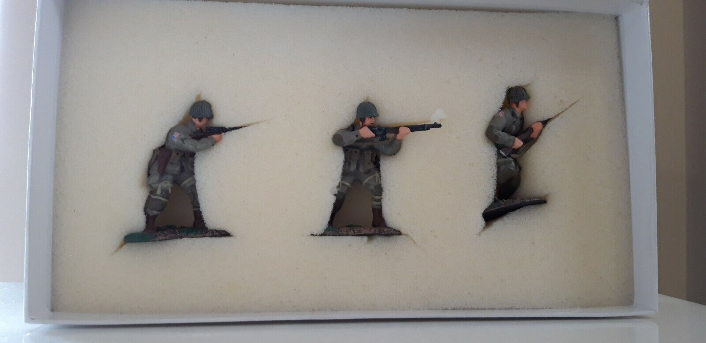 Britains 17140 ww2 d-day us 101st airborne paratroopers paras boxed 1:32