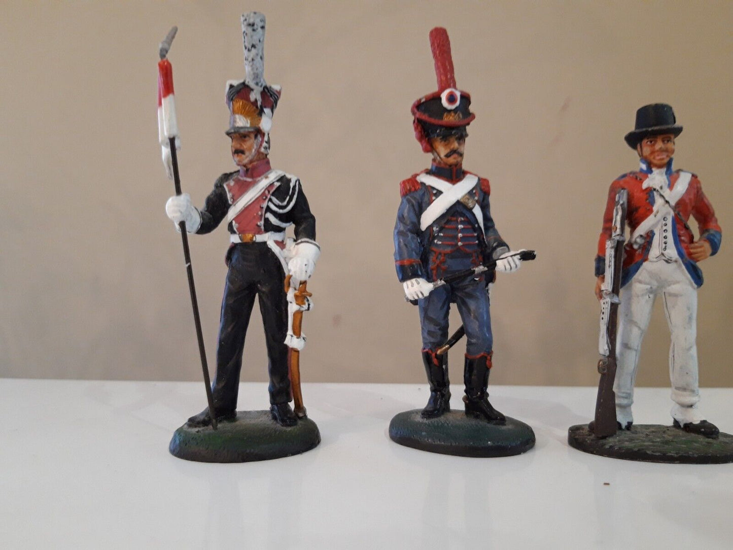 Del prado napoleonic wars waterloo 1:32 french lancers artillery marines guards