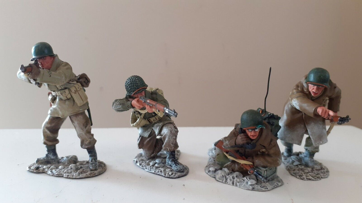 King and country Ww2 us army d-day bastogne bulge boxed bba01 1:30