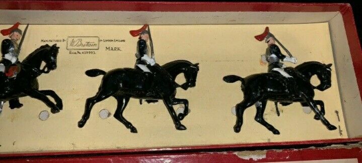 Britains set no.2 royal horse guards roan household cavalry 1950s 1:32 metal