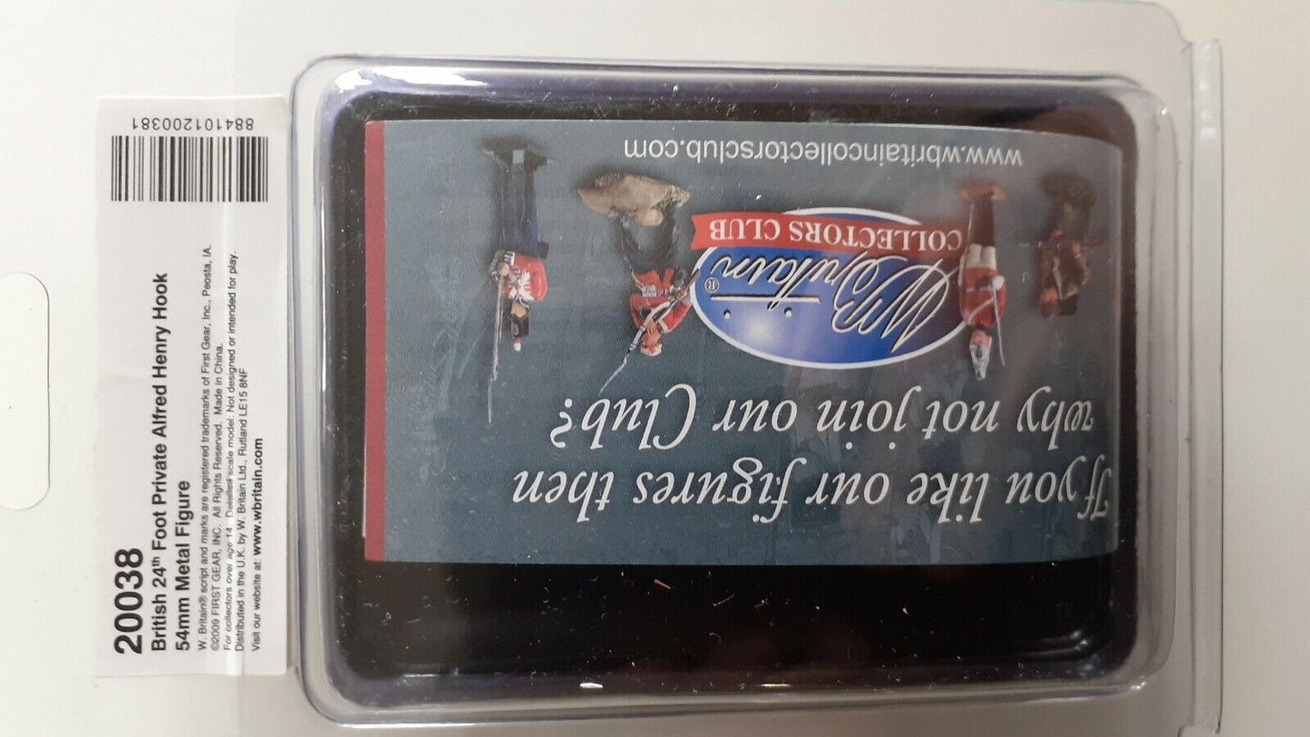 Britains 20038 Zulu wars Henry hook 24th foot rorkes drift 1:32 metal boxed b12