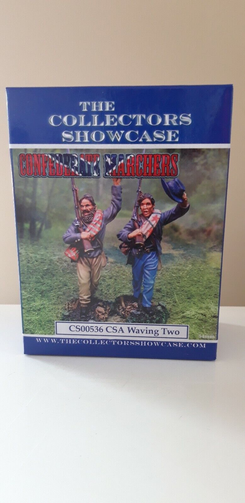 The collectors showcase acw cs00536 Confederate infantry 1:30 metal