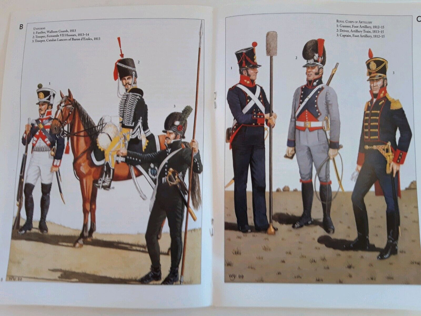 Del prado napoleon at war 10 waterloo 1:30 spain artillery mib book