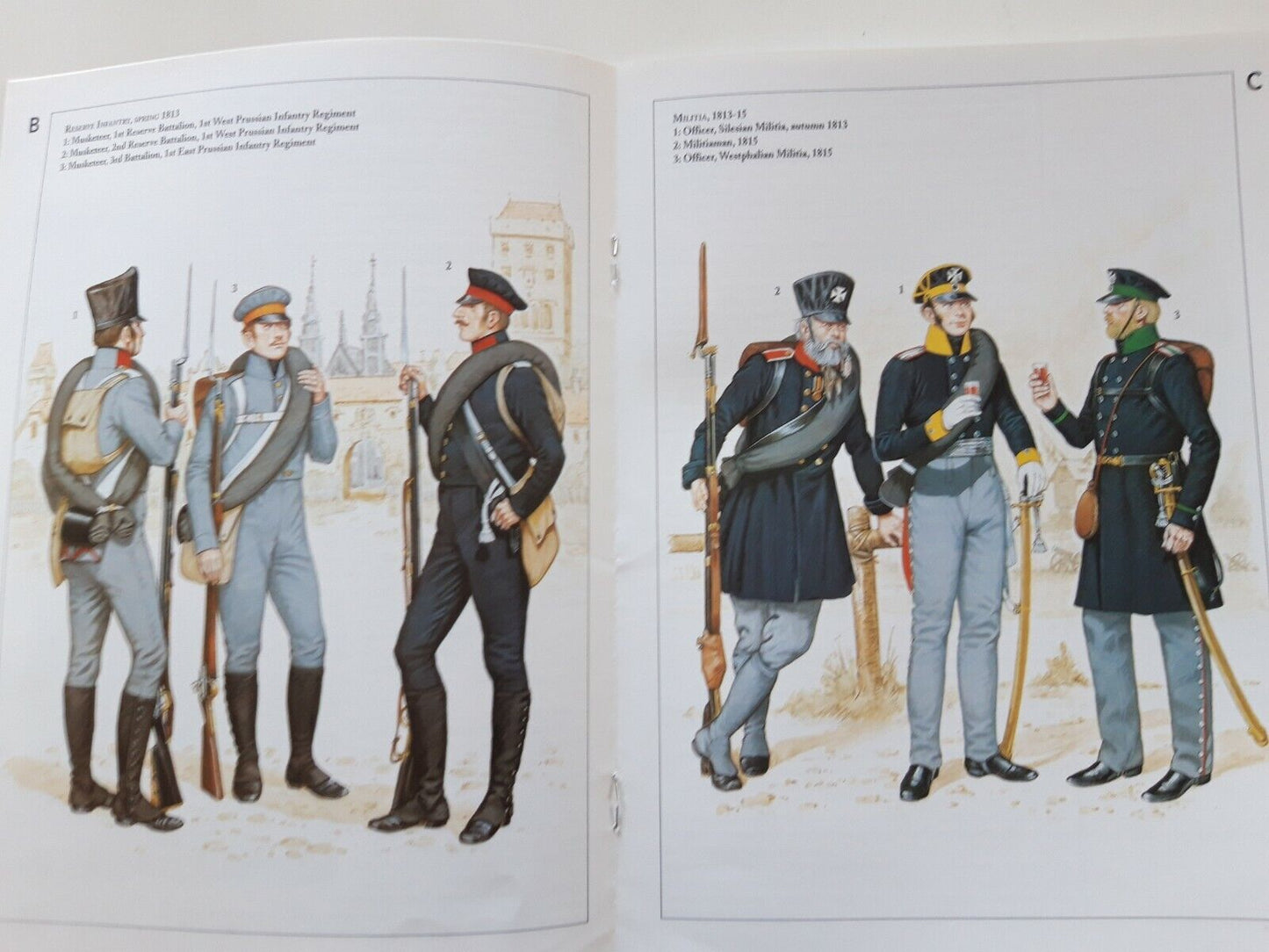 Del prado napoleon at war 50 waterloo 1:30 Prussian musketeer mib book