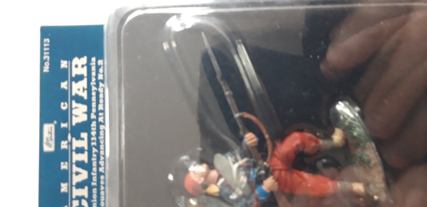 Britains metal ww1 acw union infantry zouaves Pennsylvania 1:32 31113 boxed b5