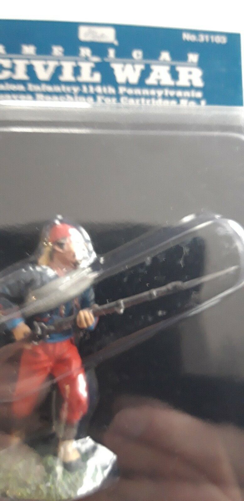 Britains metal ww1 acw union infantry zouaves Pennsylvania 1:32 31103 boxed b5
