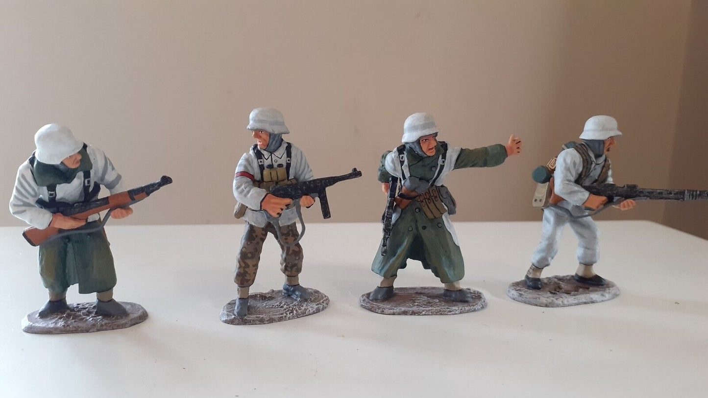 King and country ww2 german assault team boxed 1:30 ws012 ws12 rare winter wdb