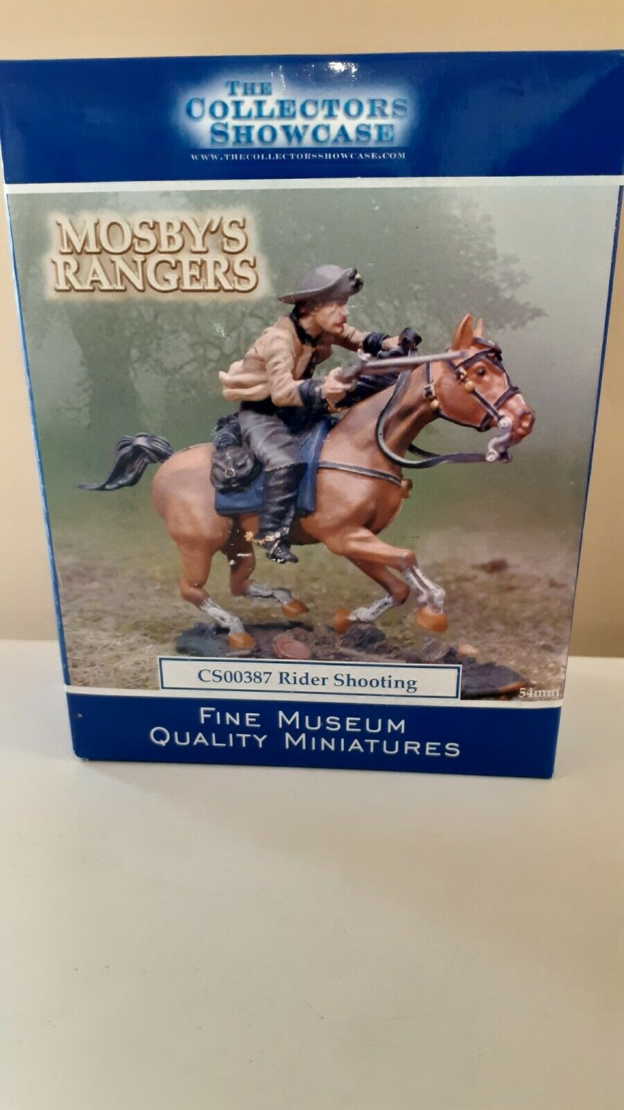Collectors showcase acw confederate cavalry mosbys rangers boxed cs00387