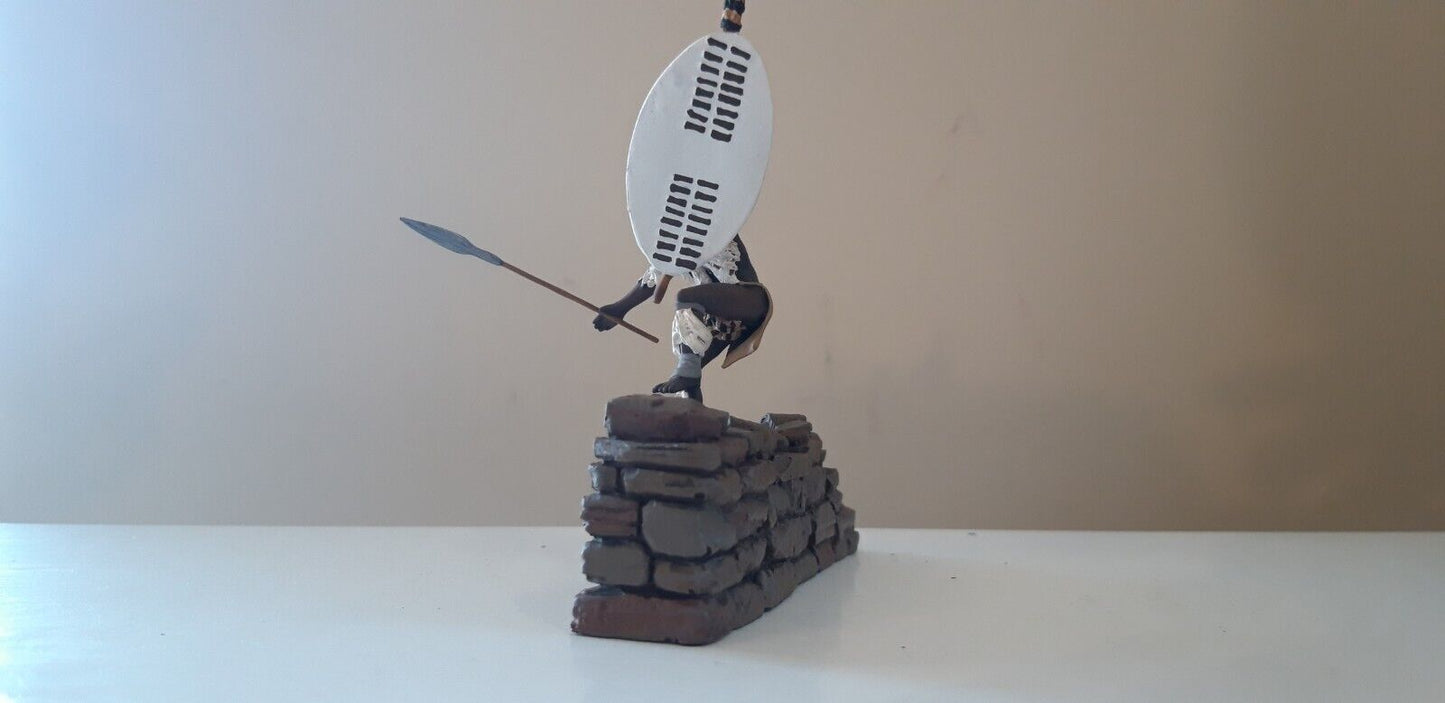 Britains 20115 Zulu wars 24th foot 1:32 metal fight for kraal limited boxed s3b