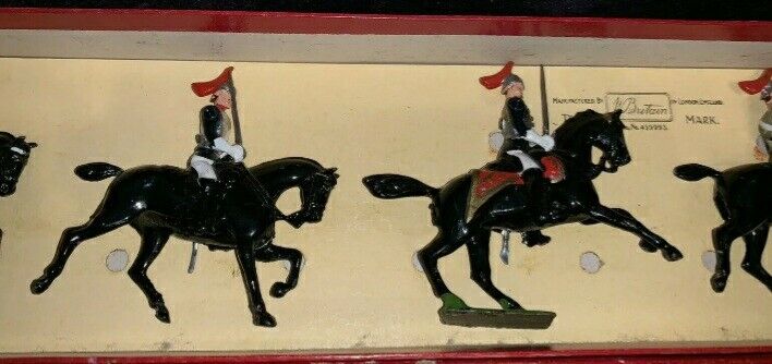 Britains set no.2 royal horse guards roan household cavalry 1950s 1:32 metal