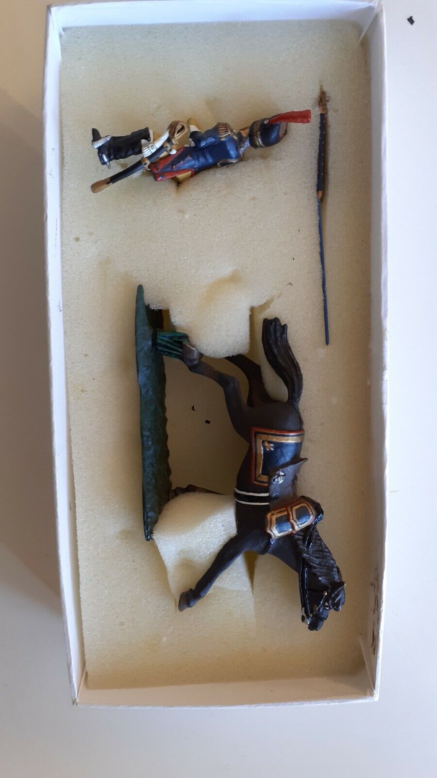 Frontline waterloo Napoleonic french horse grenadiers flag fhg7 boxed 1:32