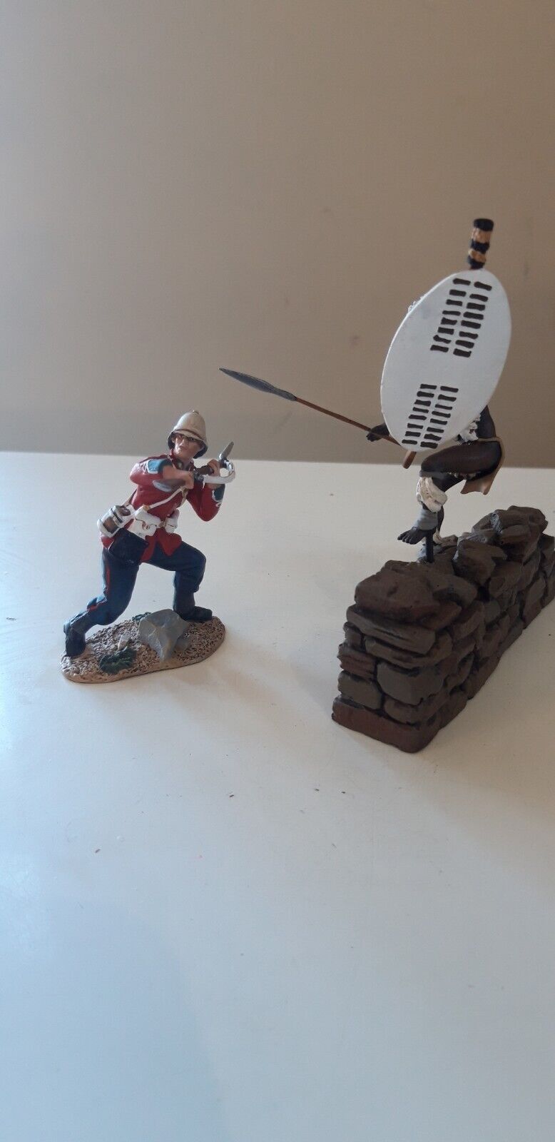 Britains 20115 Zulu wars 24th foot 1:32 metal fight for kraal limited boxed s3b