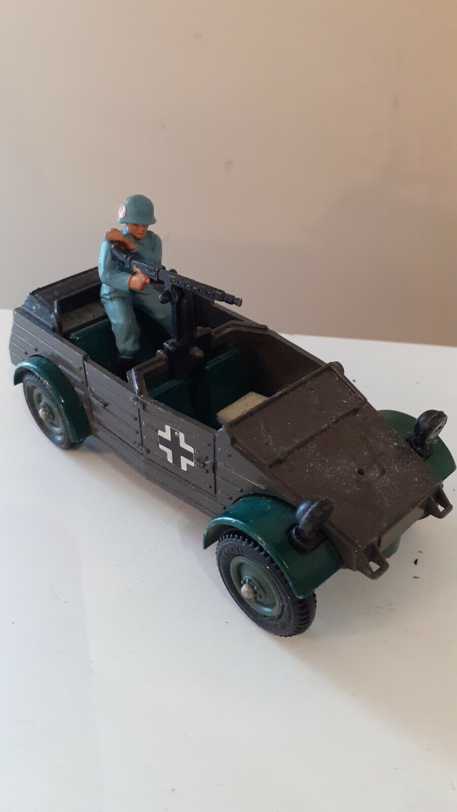 Britains deetail ww2 German afrika korps kubelwagen 1970s 1:32 b2