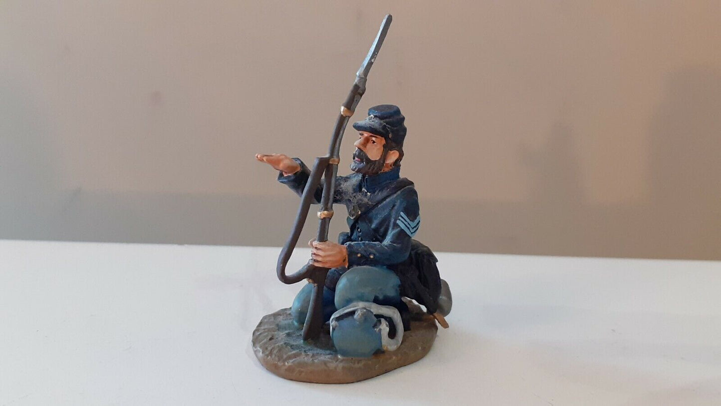 Britains acw union artillery infantry sergeant17532 1:32 metal no box w5