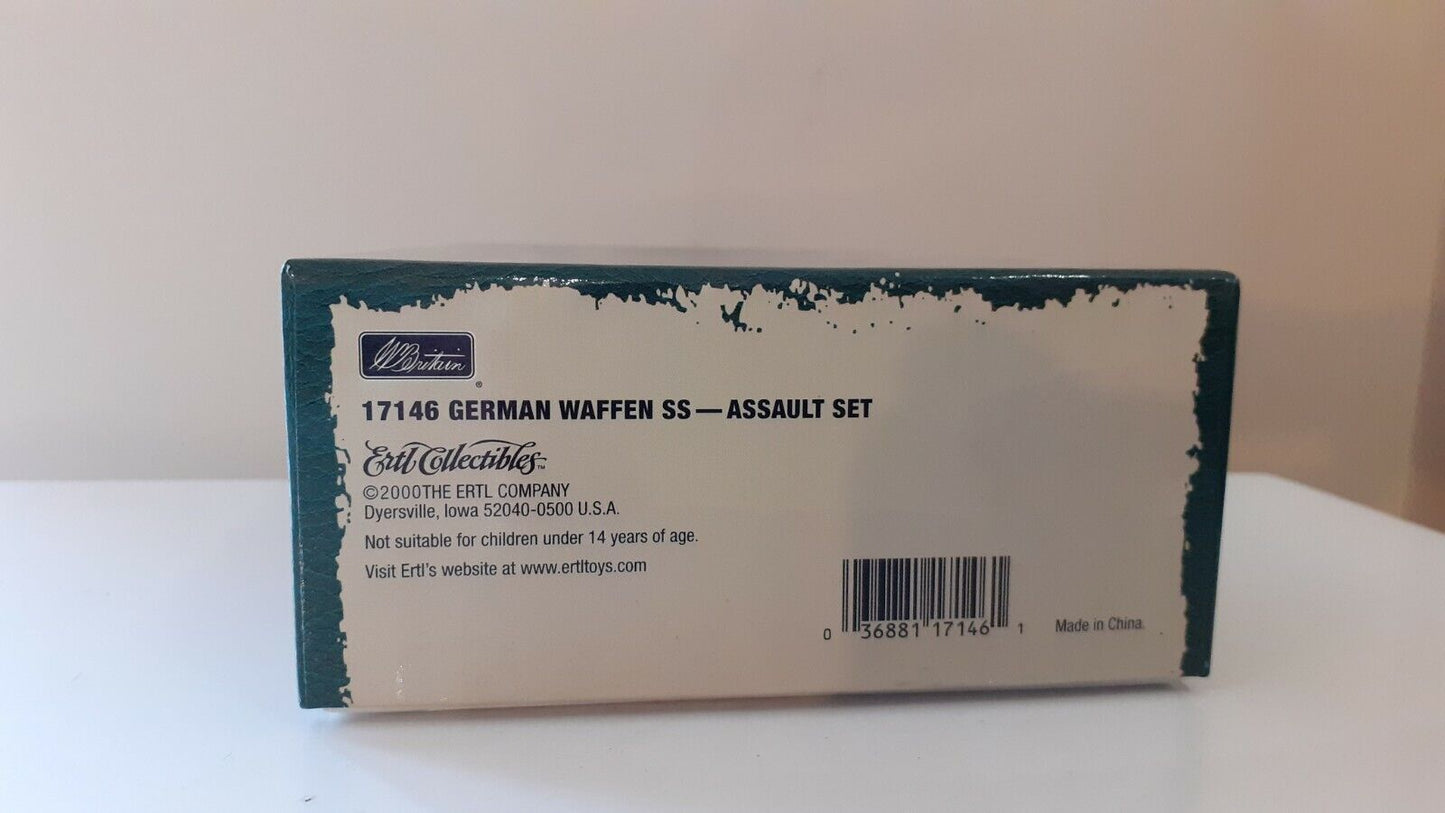 Britains 17146 ww2 german waffen assault set metal boxed 1:32