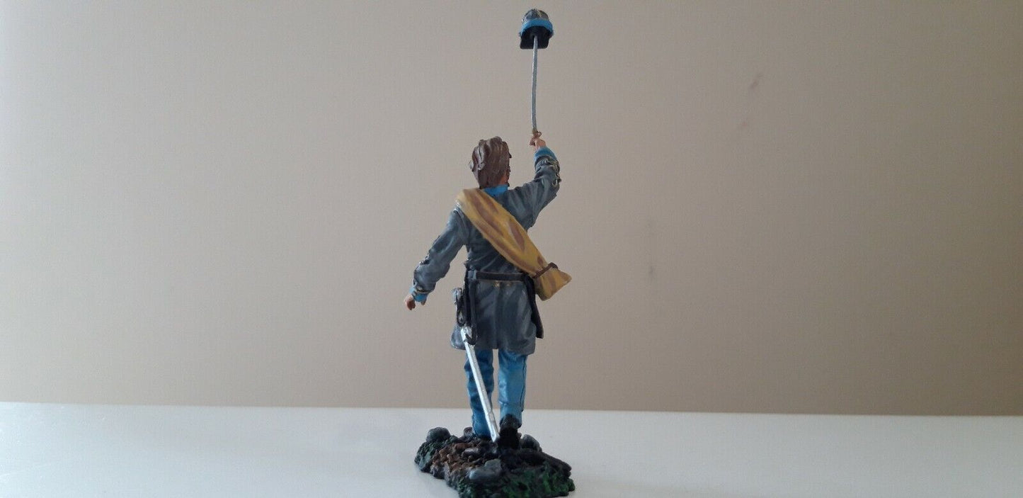 The collectors showcase acw cs00537 csa confederate command infantry 1:30metal