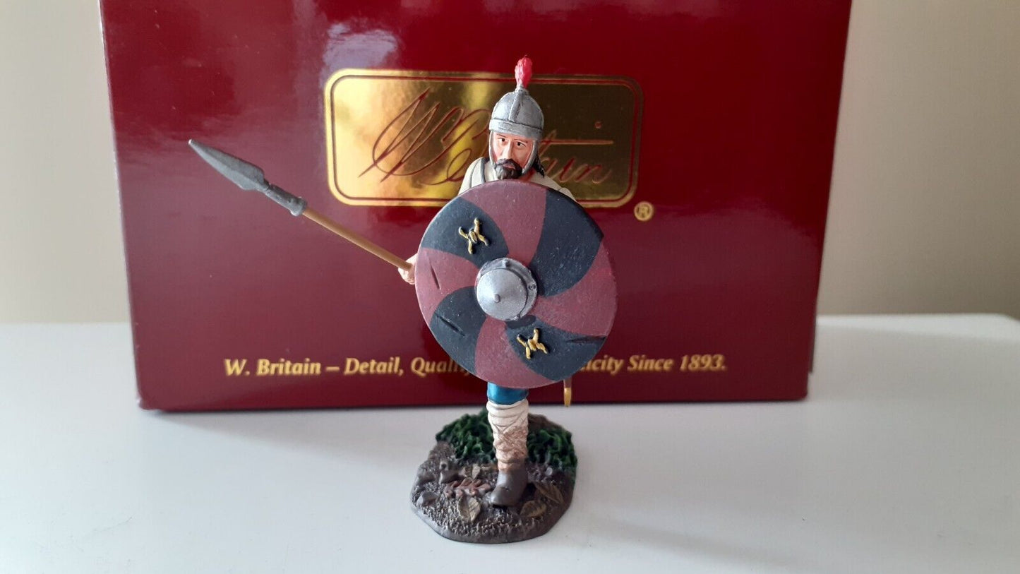 Britains metal saxon warrior spear 62116 osgar vikings 1:32 boxed b8