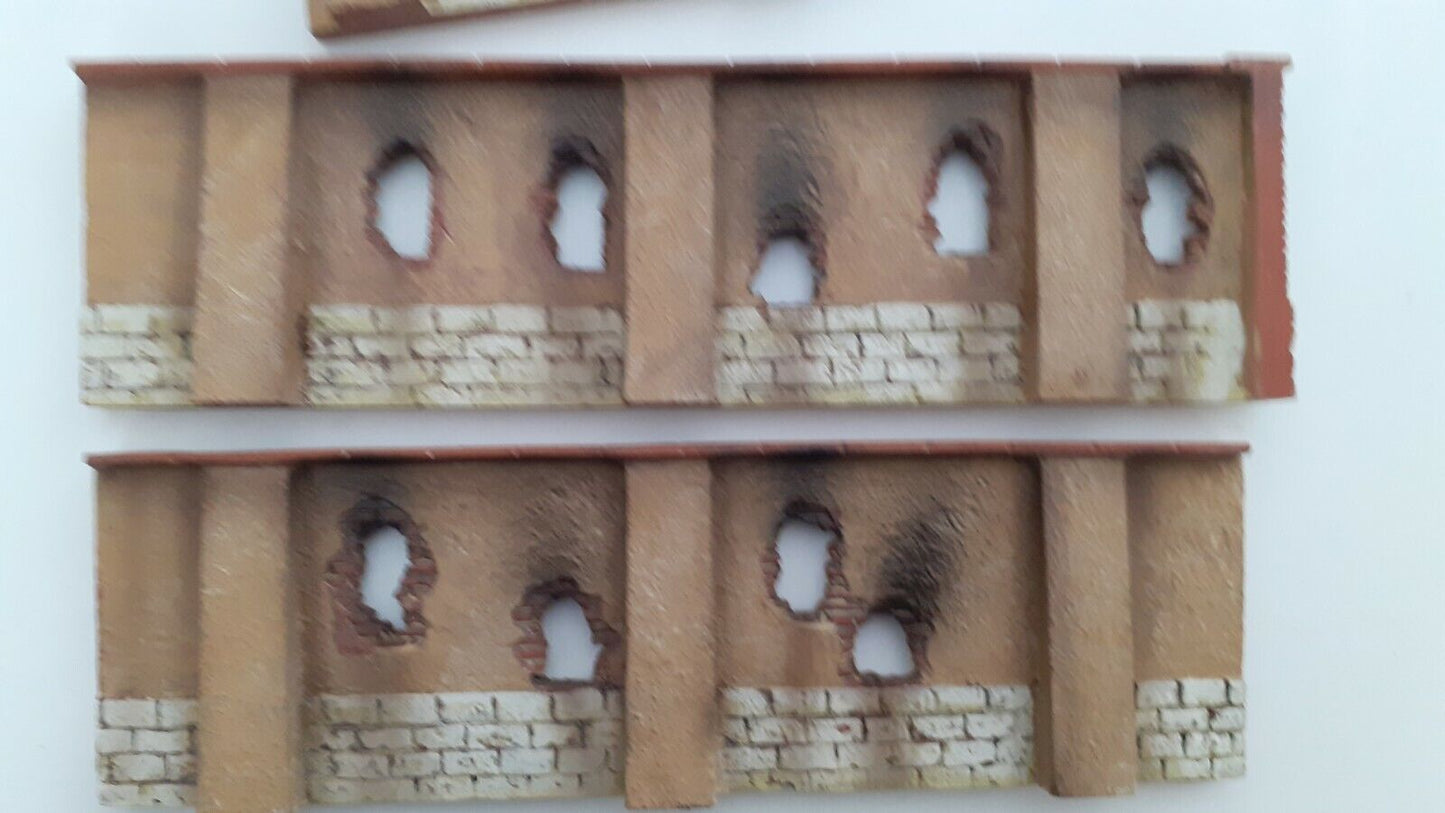 Jg miniatures hougoumont 3 walls Waterloo ww1 ww2 scene diarama 1:30 1:32 scbx