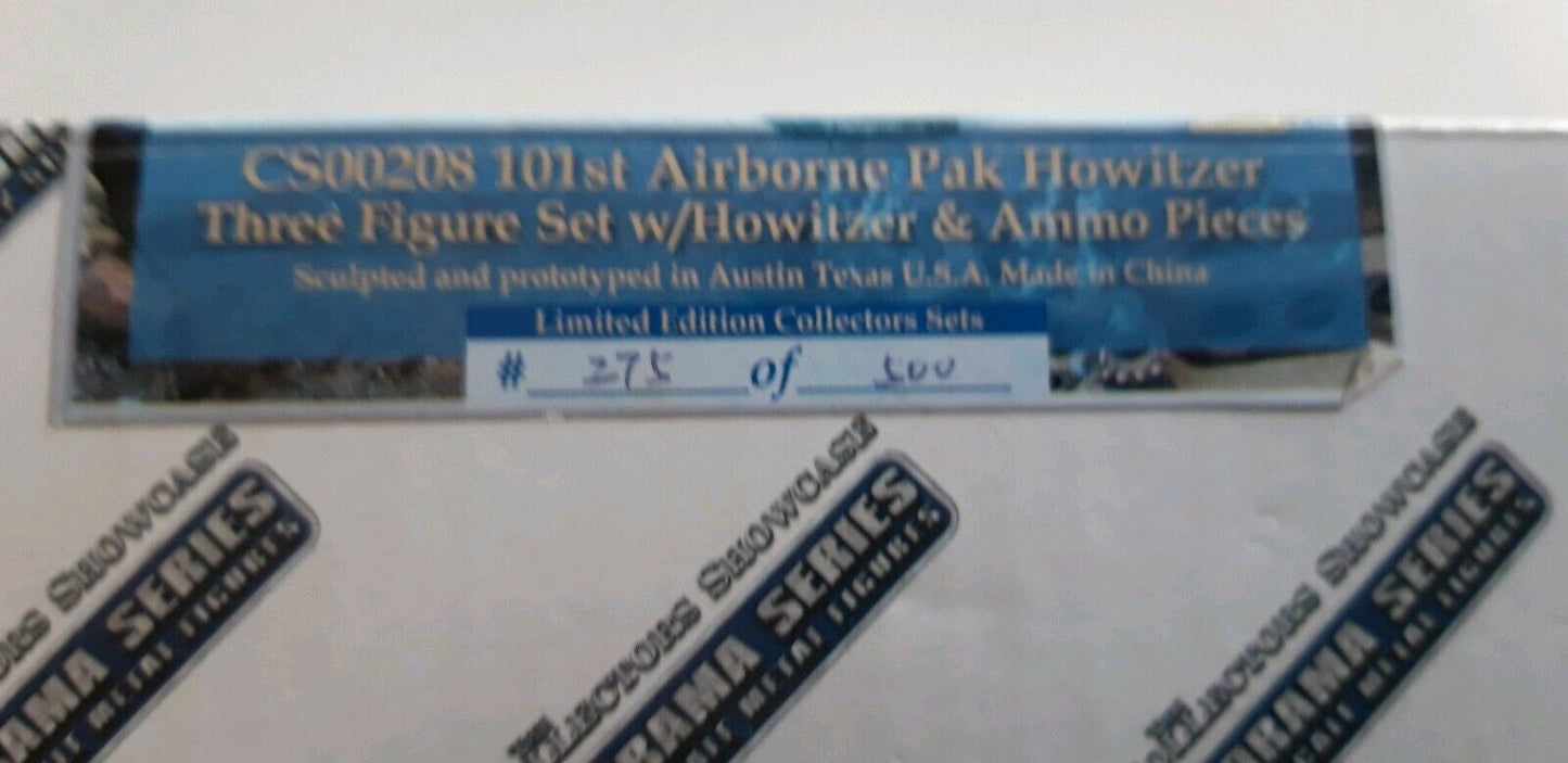 Collectors showcase ww2 us 101st airborne paras howitzer d-day arnhem cs00208