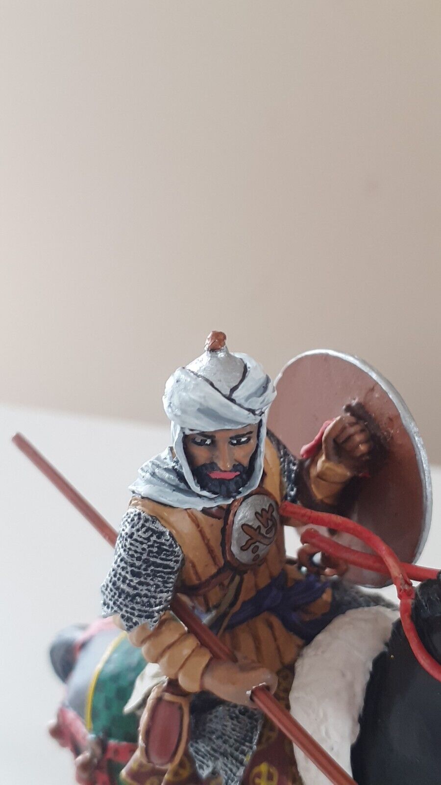 king and country mk043 mk43 crusader mounted saracen knight 1:30 2007 boxed
