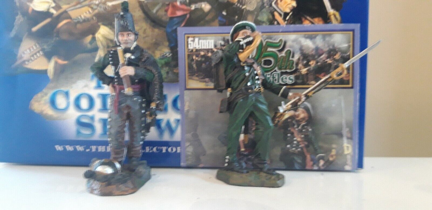 Collectors showcase waterloo Napoleonic hougoumont 95th rifles boxed cs00321