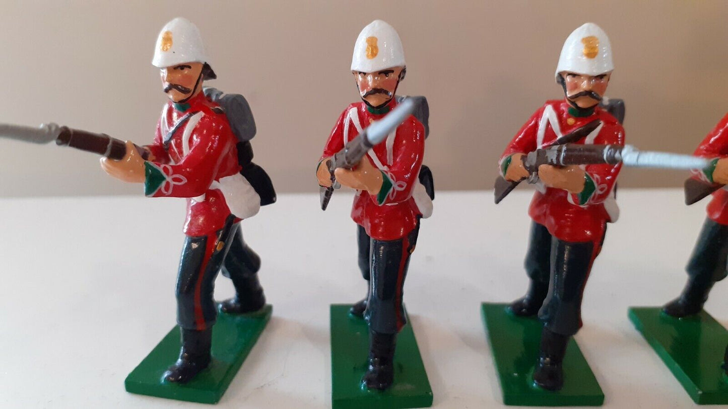 early trophy miniatures 1991 zulu war 24th foot zs10a 1:32 metal boxed
