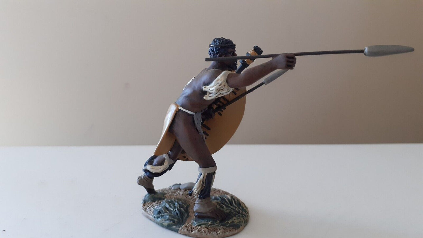 Britains 20140 Zulu wars throwing spear 2013 1:32 metal boxed b7
