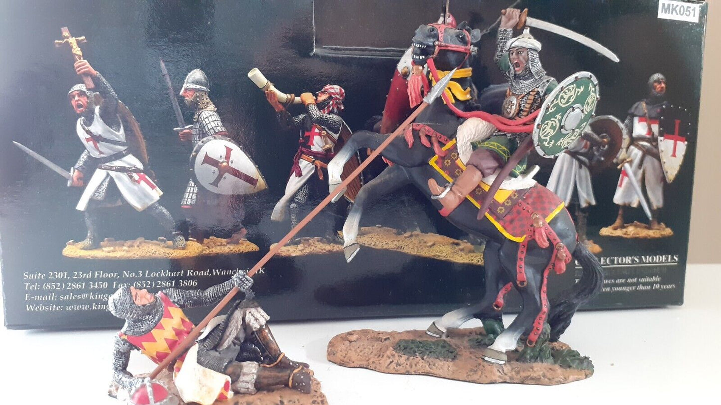 King and country mk051 mk51 knight crusaders saracens 1:30 metal boxed