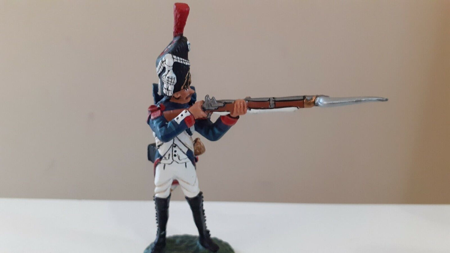 Frontline figures Napoleonic waterloo 3 french guards no box 1:32 wrdb