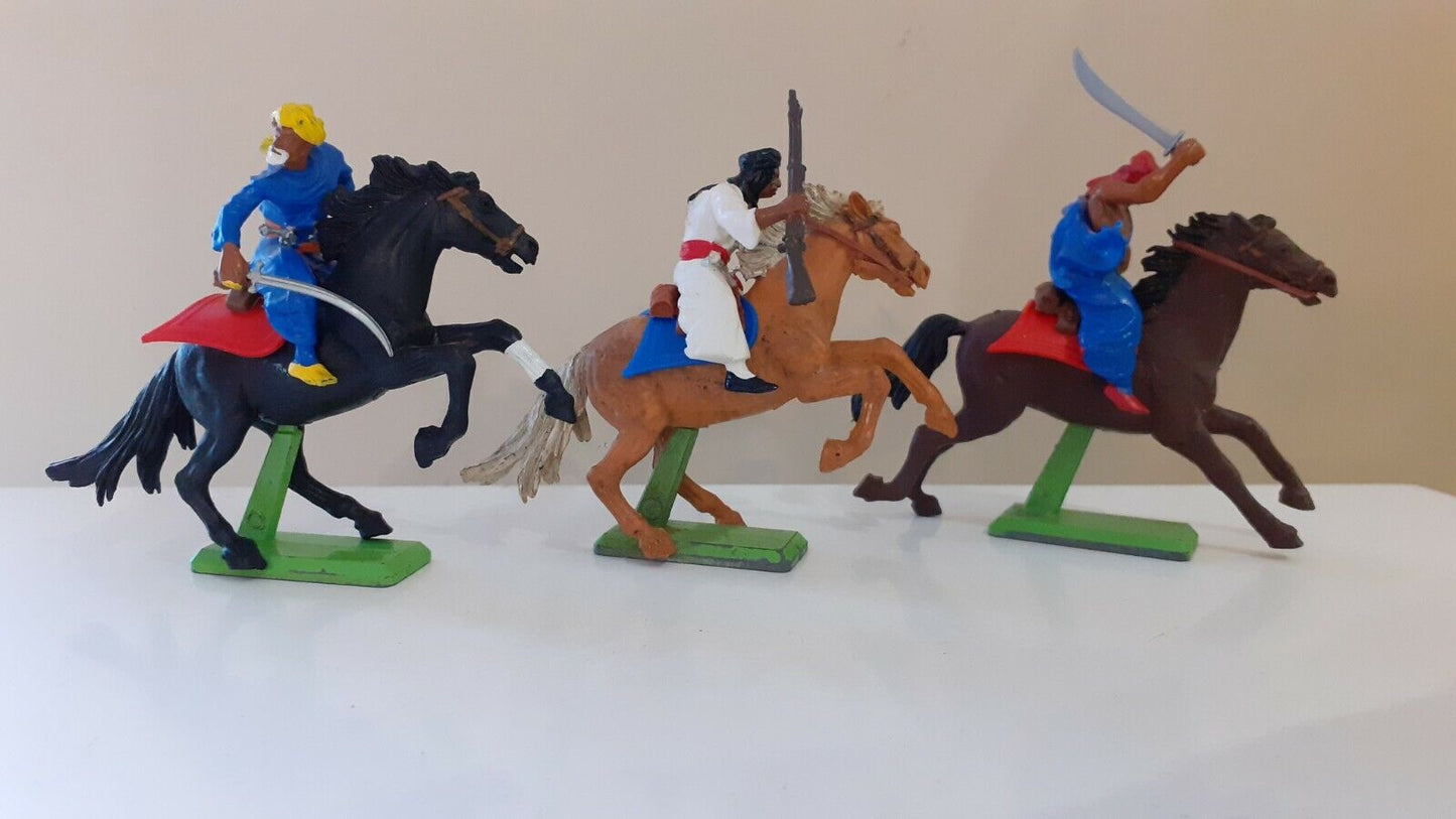 Britains deetail mounted arabs Muslim warriors 1970s 1:32 b2