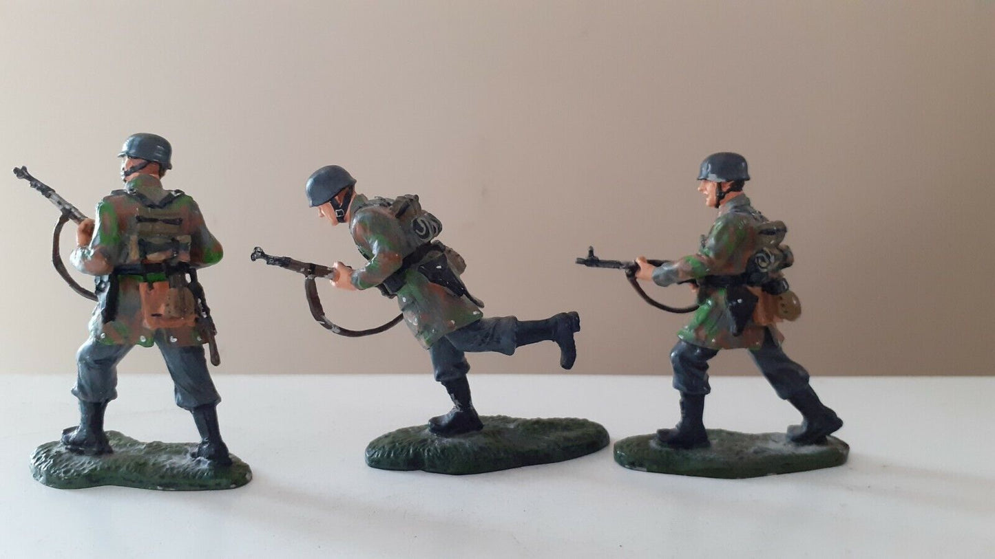 Britains 17458 ww2 d-day German paratroopers fallschirmjaeger boxed 2003