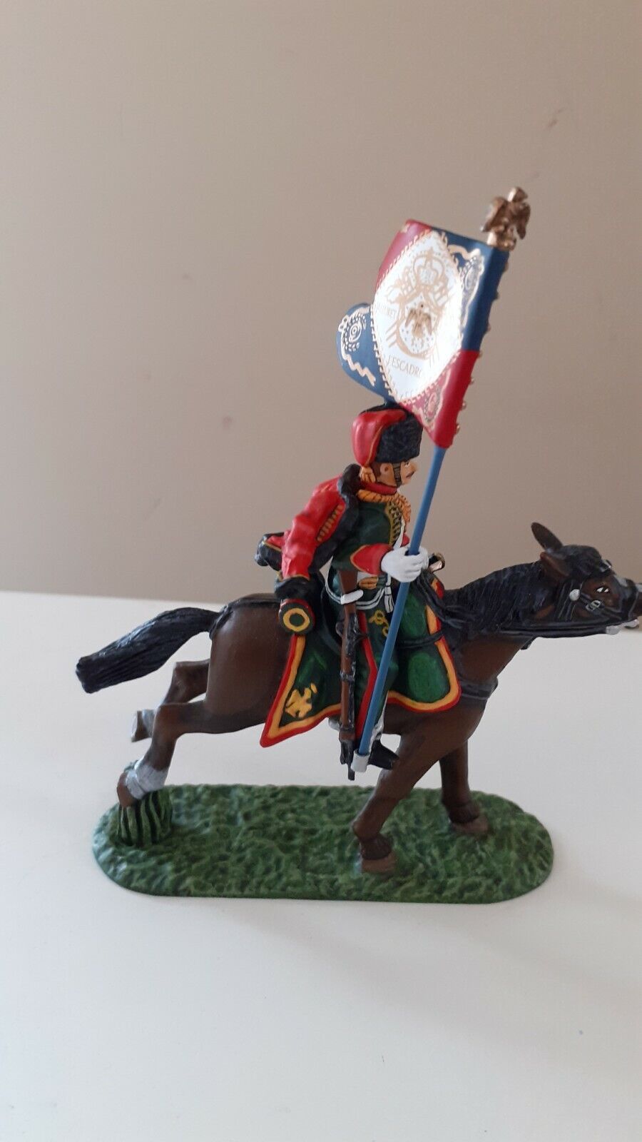 Frontline connoisseur range waterloo Napoleonic french chasseur flag cdc.12 1:32