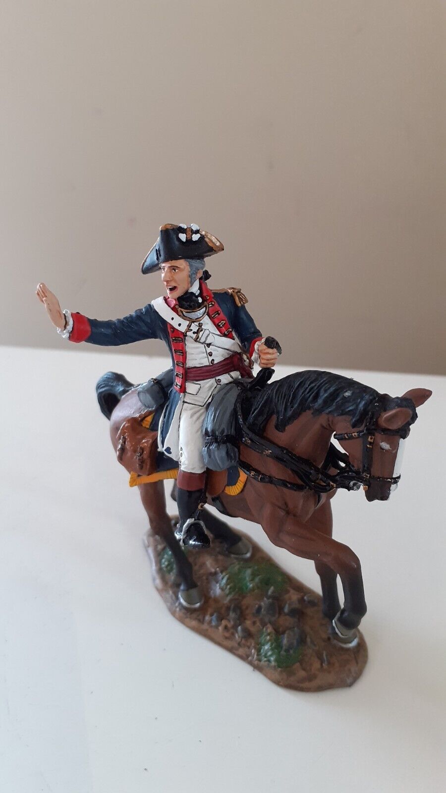 King and country rhode Island regiment mounted officer awi 1:30 ar067 ar67