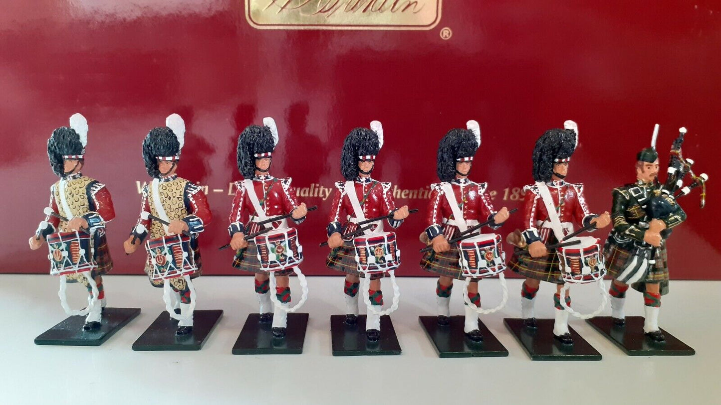 Britains limited edition pipes drums cameron highlanders 79th 2008 48004 boxed