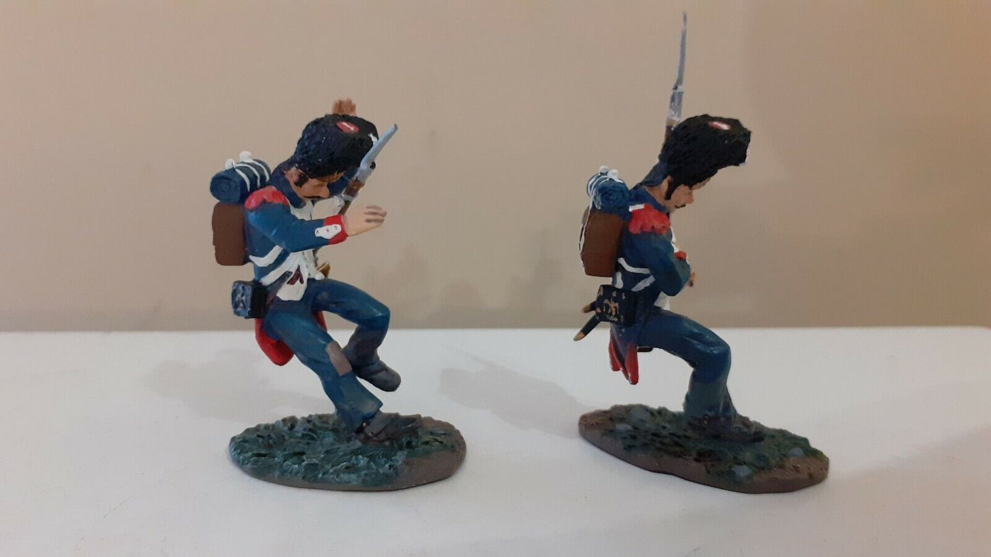 Britains 17298 napoleonic Waterloo hougoumont french guards wounded metal boxed