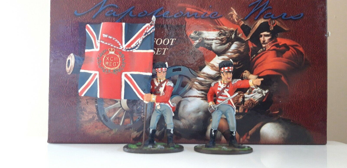 Britains Napoleonic Waterloo British infantry 92nd Highlanders 17364