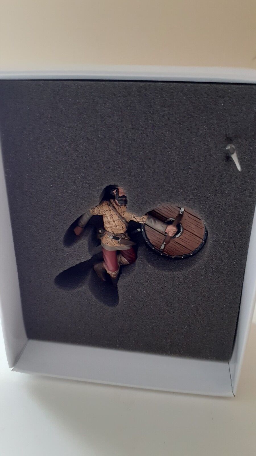 Britains metal saxon warrior axe 62114 morton vikings 1:32 boxed b8