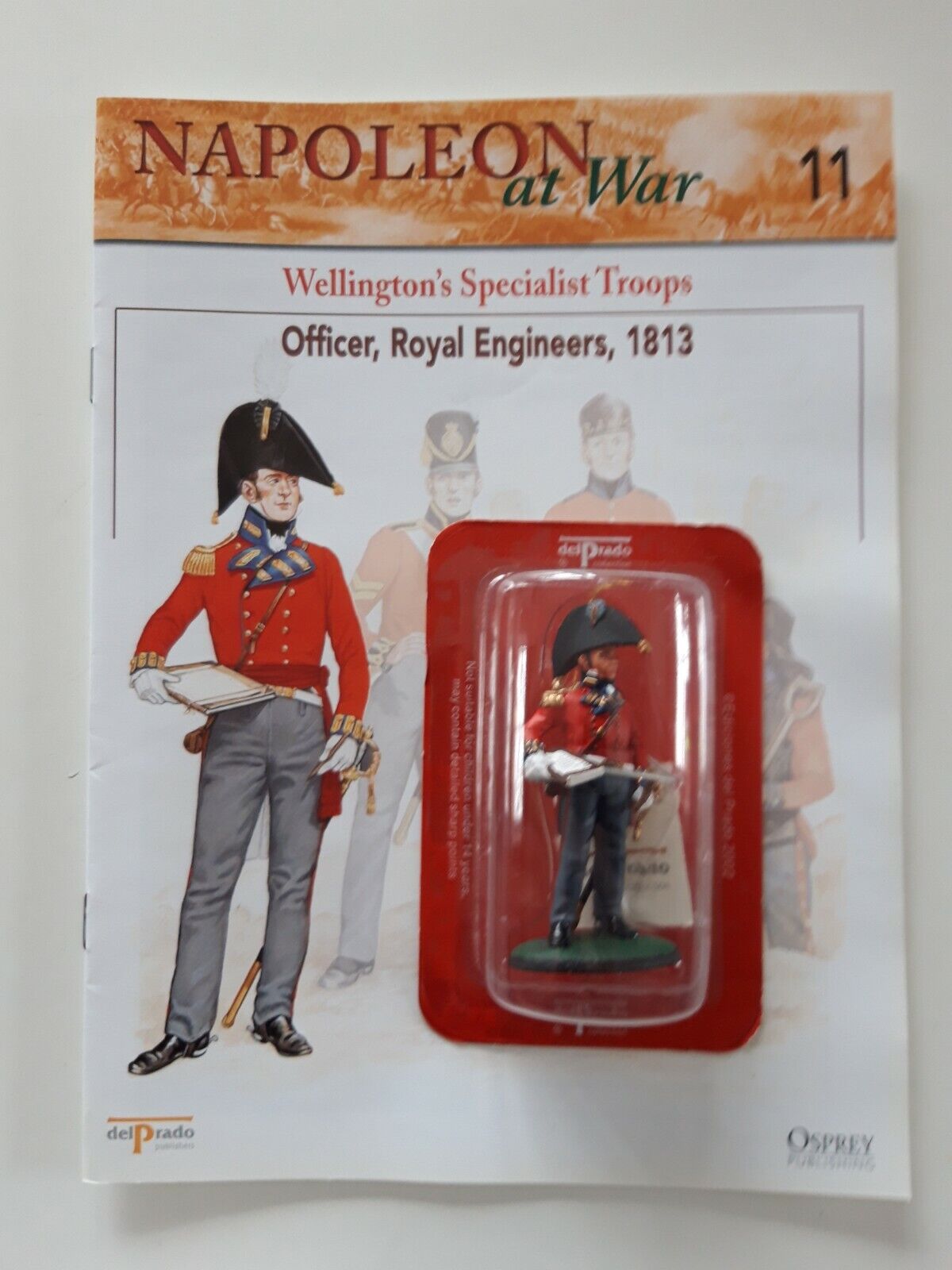 Del prado napoleon at war 11 waterloo 1:30 royal engineer mib book