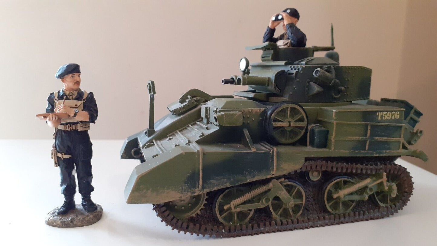 King and country Ww2 british vickers mark IV tank boxed 1:30 fob19