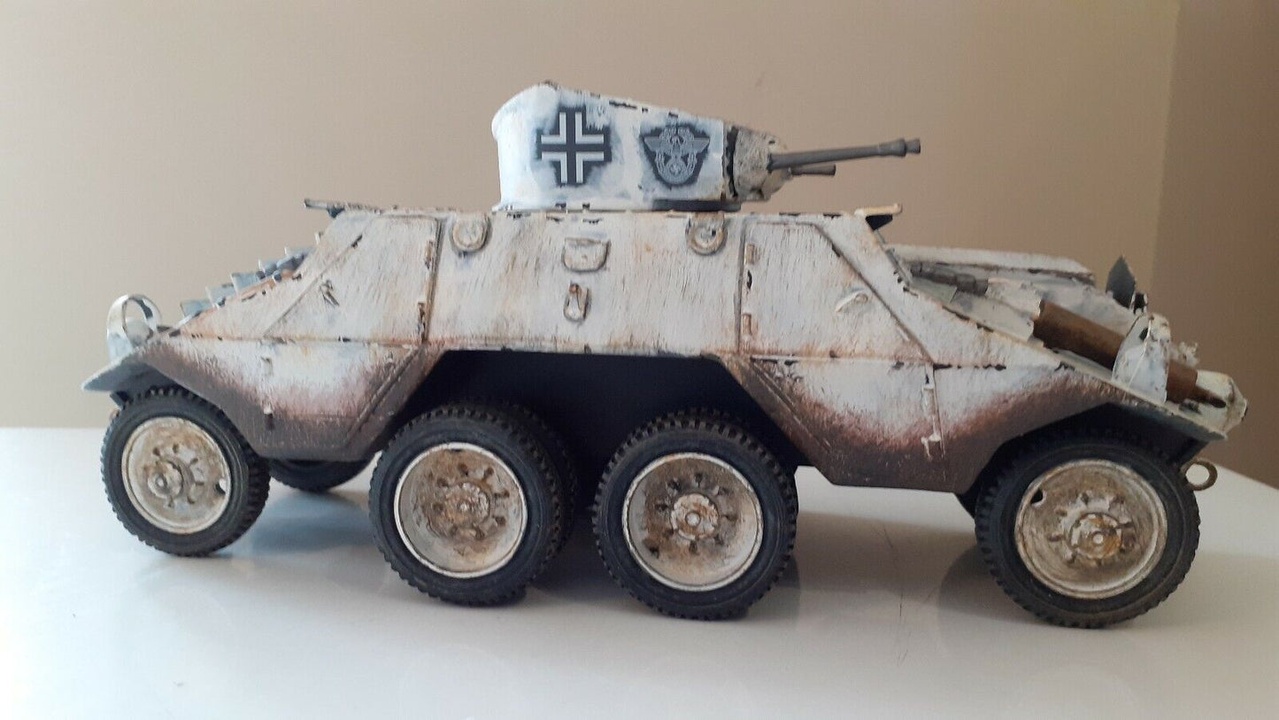 King and country ww2 bulge german adgz armoured car +2 bba43 bba043 bbg43