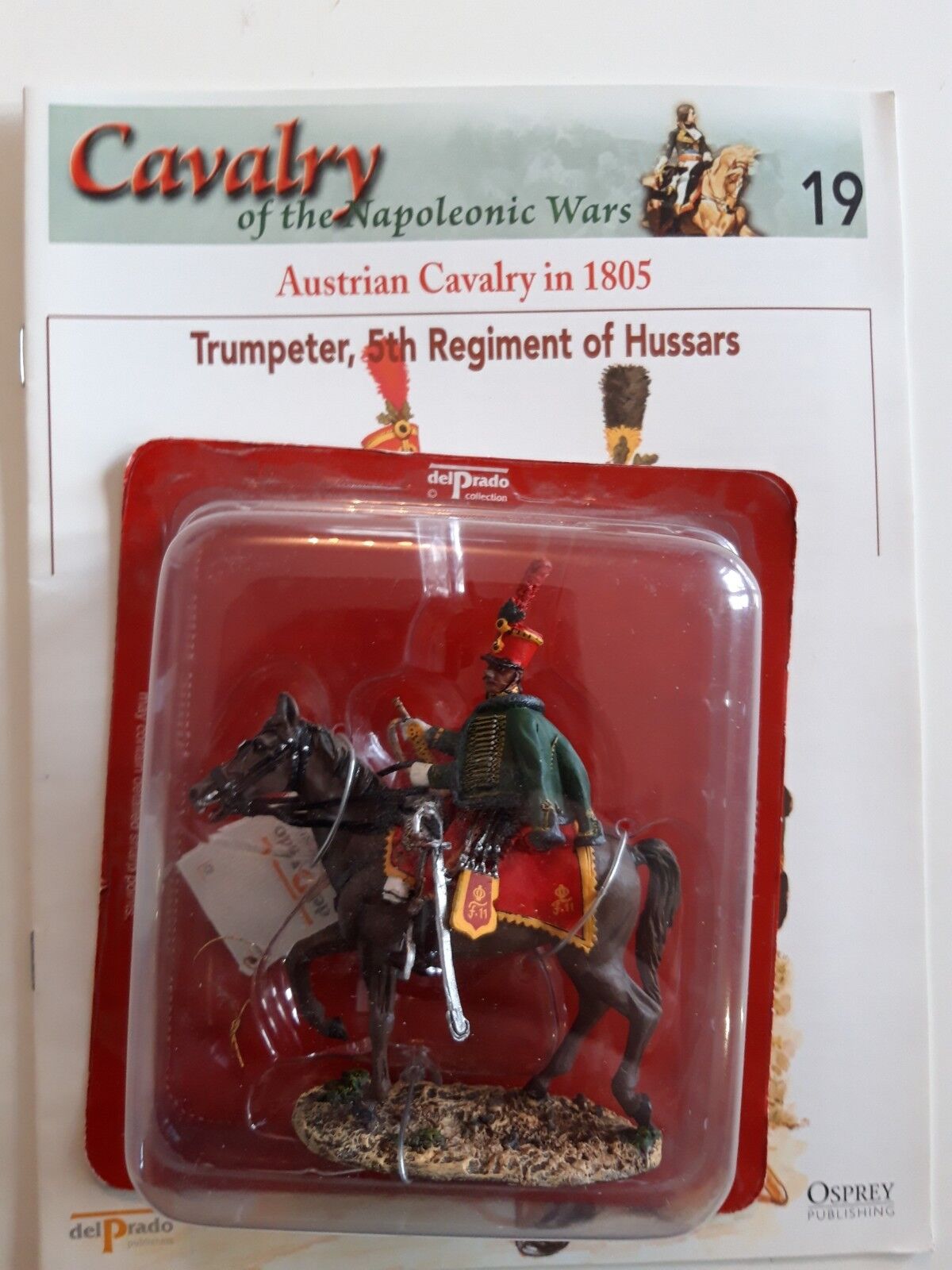 Del prado napoleonic war waterloo 1:32 cavalry austrian hussars 7 19