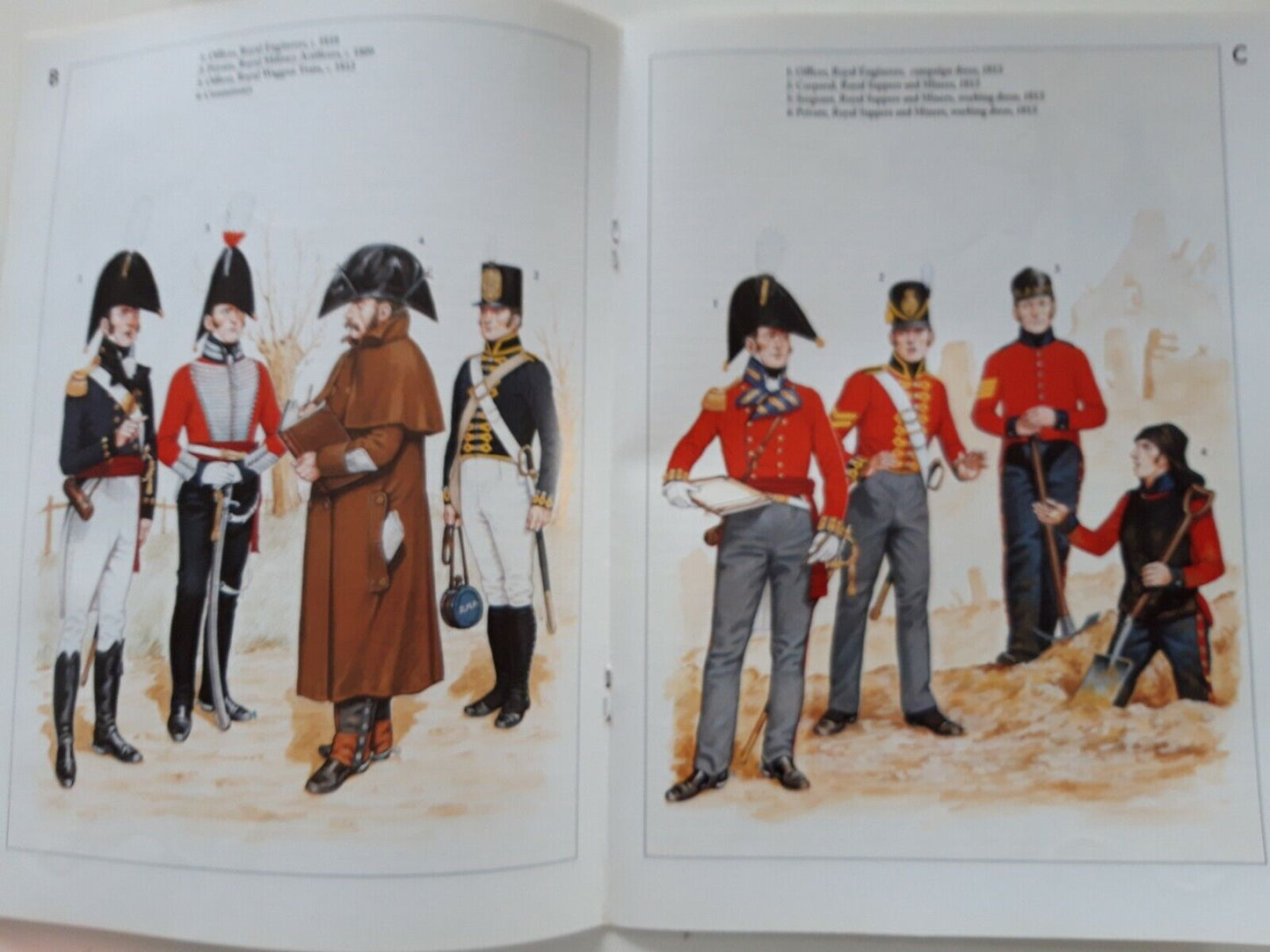Del prado napoleon at war 11 waterloo 1:30 royal engineer mib book