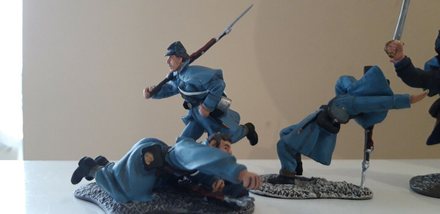 Britains 17017 acw union infantry clear the way irish brigade boxed 1:32