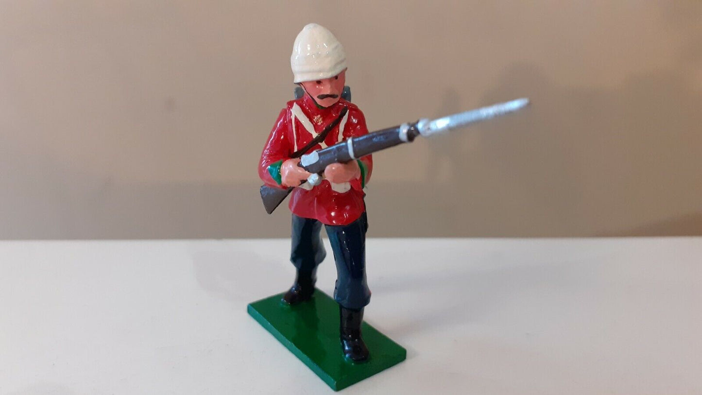 early trophy miniatures 1991 zulu war 24th foot 1:32 metal no box dc