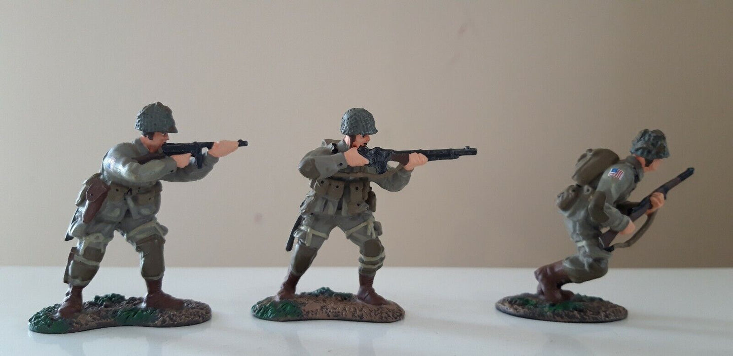 Britains 17140 ww2 u.s. 101st airborne paras paratroopers arnhem d-day boxed