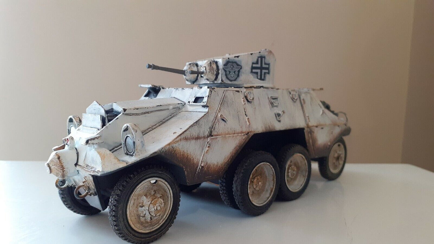 King and country ww2 bulge german adgz armoured car +2 bba43 bba043 bbg43