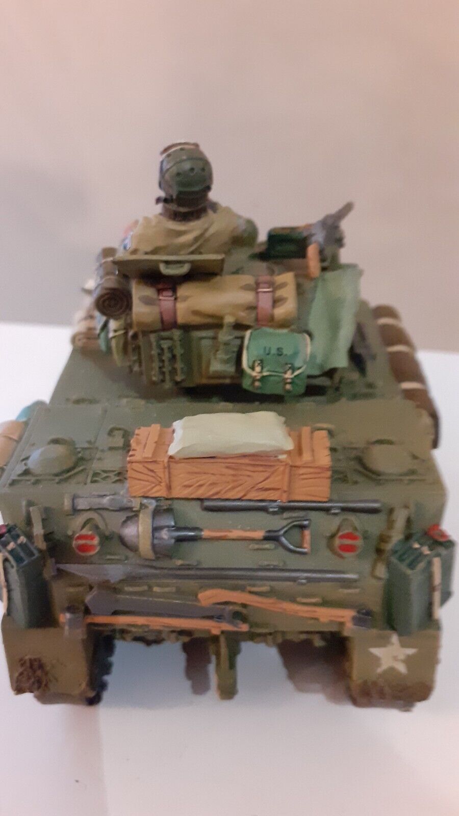 King and country Ww2 us army m5 light stuart tank 1:30 dd067 wdb