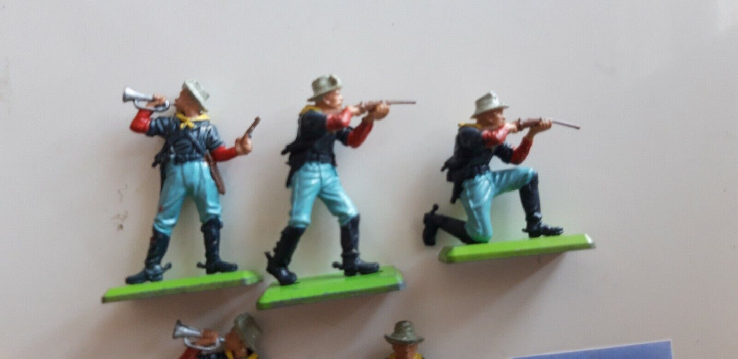 Britains deetail acw wild west 7th cavalry 1970s 1:32 246