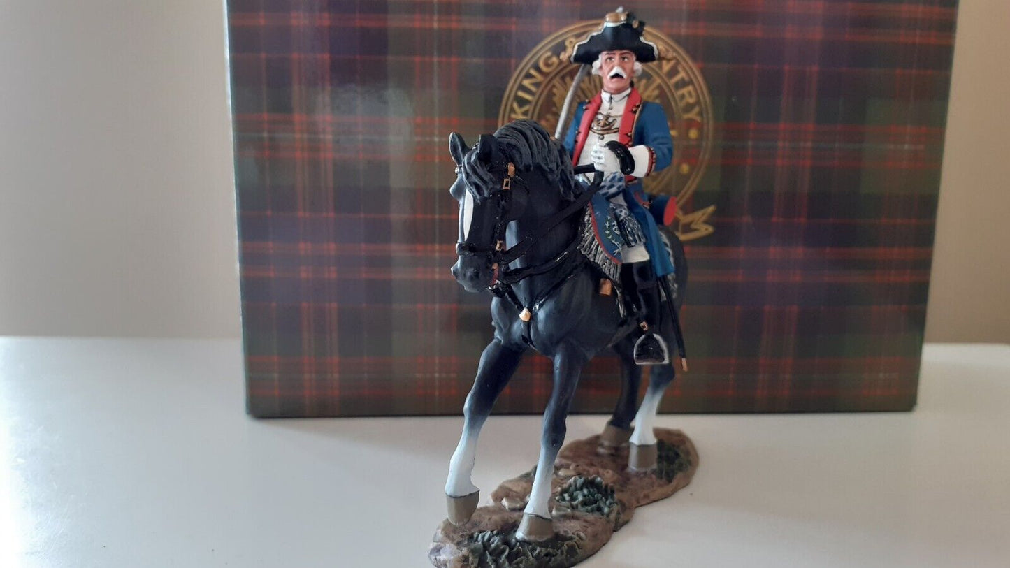 King and country hessian grenadiers mounted mounted officer awi 1:30 br073 br73