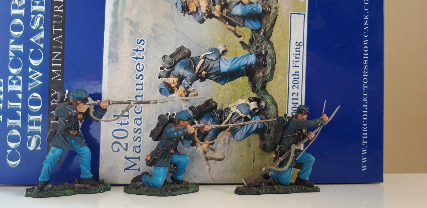 The collectors showcase acw cs00412 20th Massachuset union infantry 1:30 metal